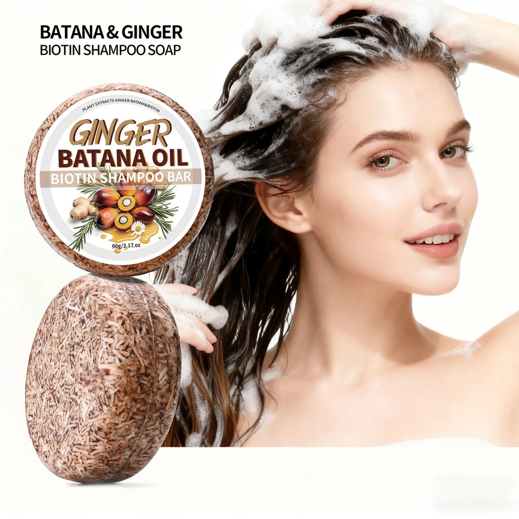 Batana Oil Shampoo Conditioner Soap Ginger Essential Natural Qme