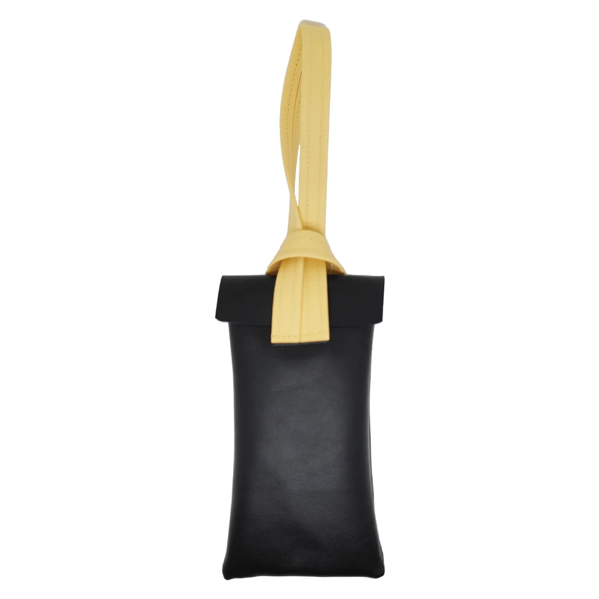 Contrast Portable Dustproof Eyewear Pouch Qme black