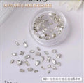 Mini Zircon Diamond Nail Art Jewelry Colorful Decoration Qme white mix 50