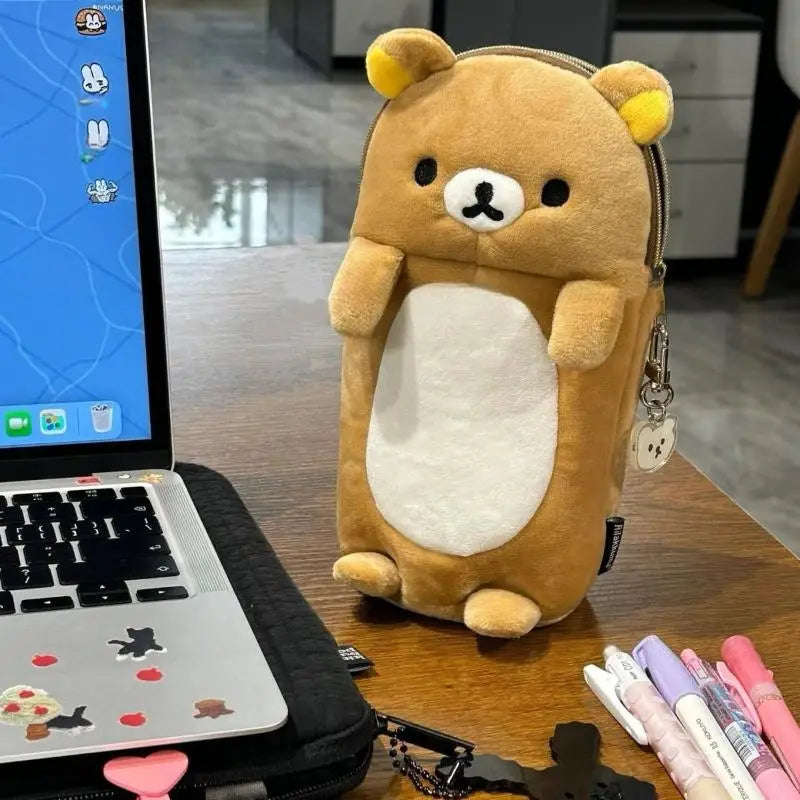 Multifunctional Cute Standing Posture Self Deprecating Bear Storage Qme