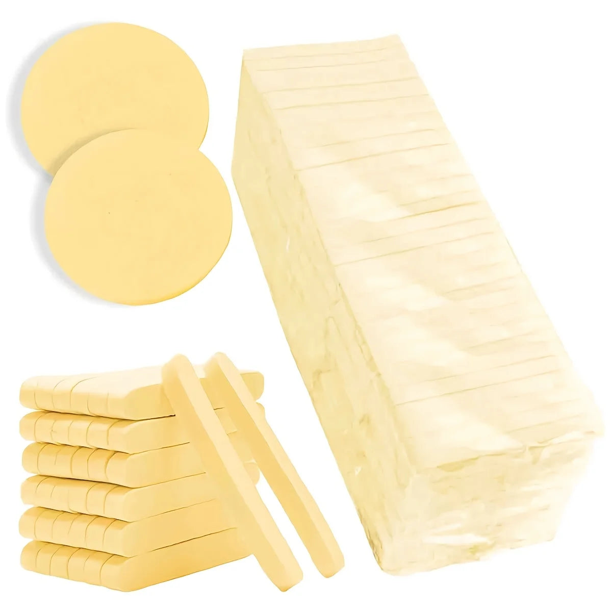 Facial Sponges Compressed Washing Face Sponge Pads Exfoliating Masks Qme 01