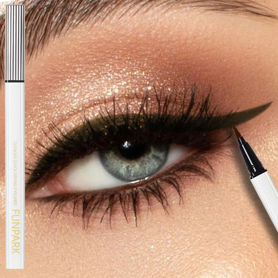 Women Brown Liquid Byeliner Long Lasting Waterproof Eye Liner Pencili Qme 07