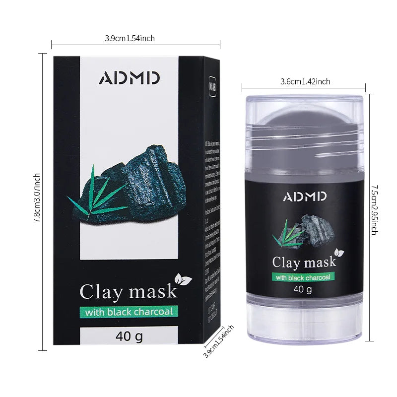 Bamboo Charcoal Moisturizing Mud Film Stick Natural Ingredients Cares Qme