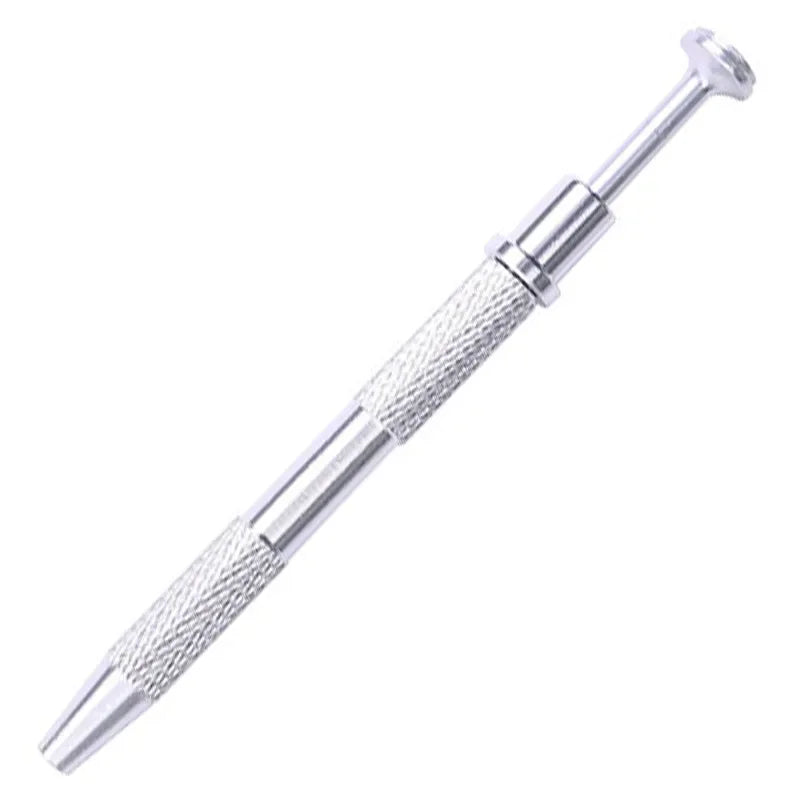 1Pc Four Claws Beads Holder Pick-up Tool Diamond Gems Prong Holder Tweezer Catcher Grabber Body Piercing Sprinkle Pen Tool Qme 12cm-Silvery