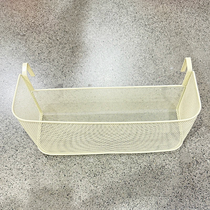 Dorm Bed Bunk Bedroom Bedside Hanging Storage Basket Space Saving Qme White
