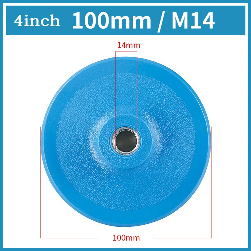 3/4inch Polishing Pad Sanding Disc Backing Pad Adhesive Disc Car Paint Care M10/M14/M16 Thread Polishing Discs Qme 4inch M14
