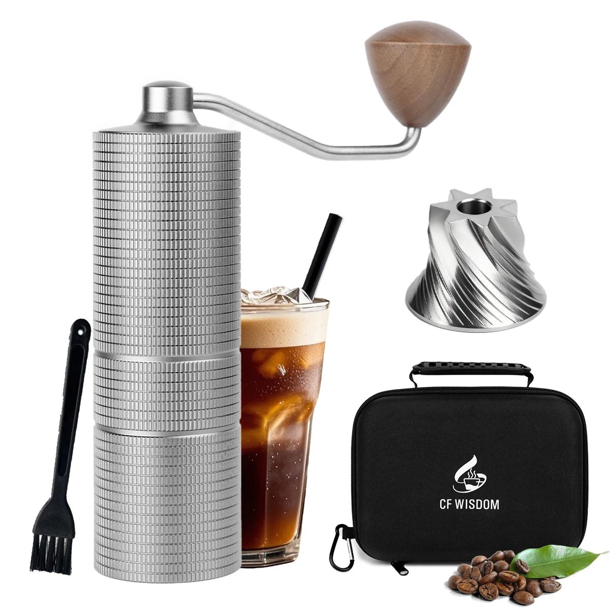 Coffee Grinder Premium Bean Manual Outer Box Thanksgiving Christmas Qme ZM-YG011-STD