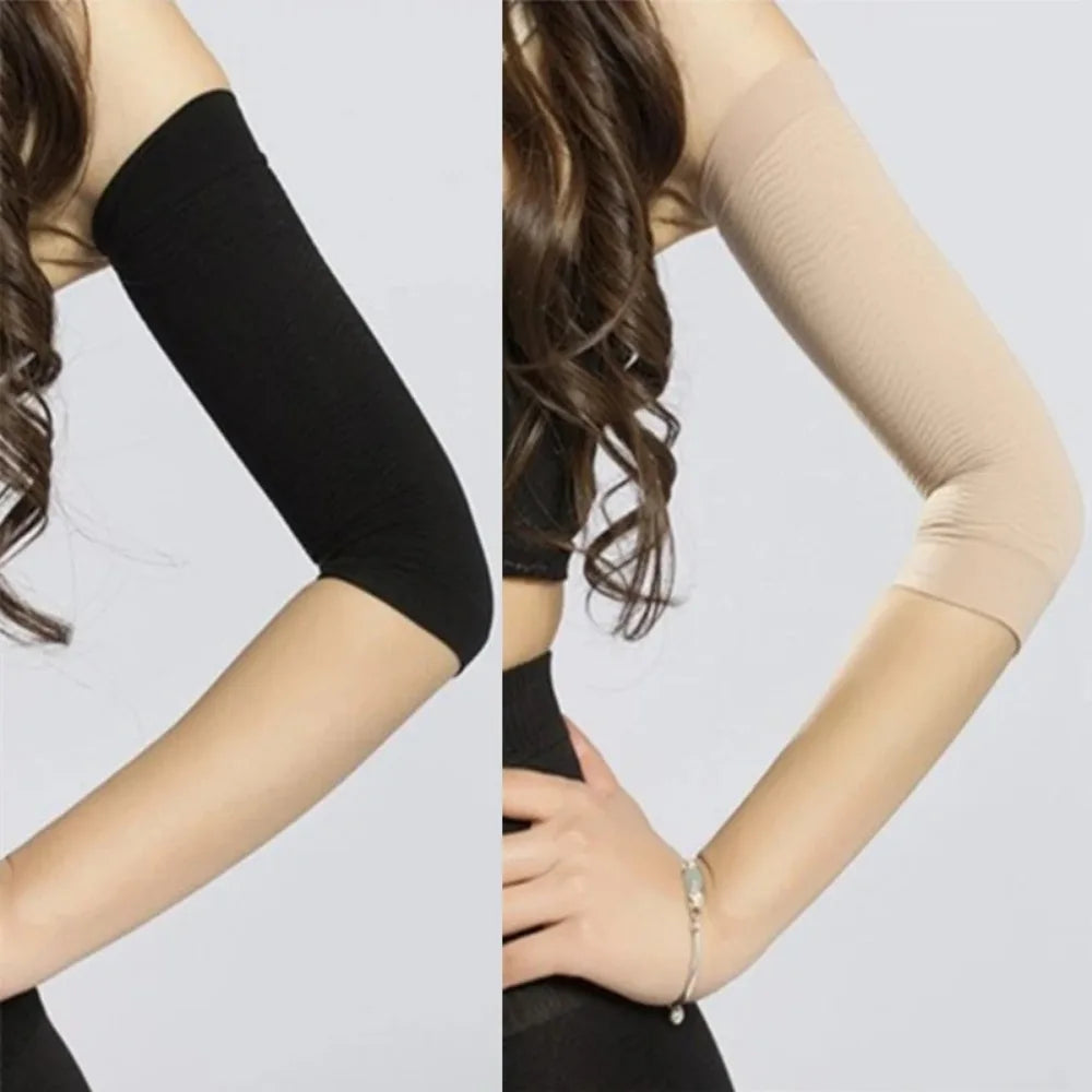 Arm Shaper Slimming Sleeves Warmers Women Thin Legs Calorie Off Fat Qme