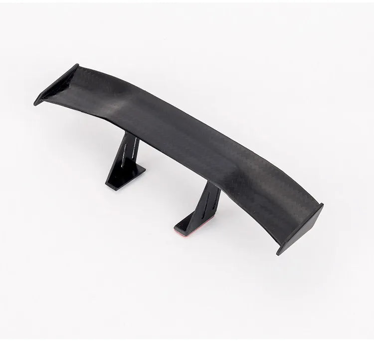 Car Rear Spoiler Mini Spoiler Wing Small Model GT Carbon Fiber Without Perforation Tail Decoration Auto Accessories Car-styling Qme Black