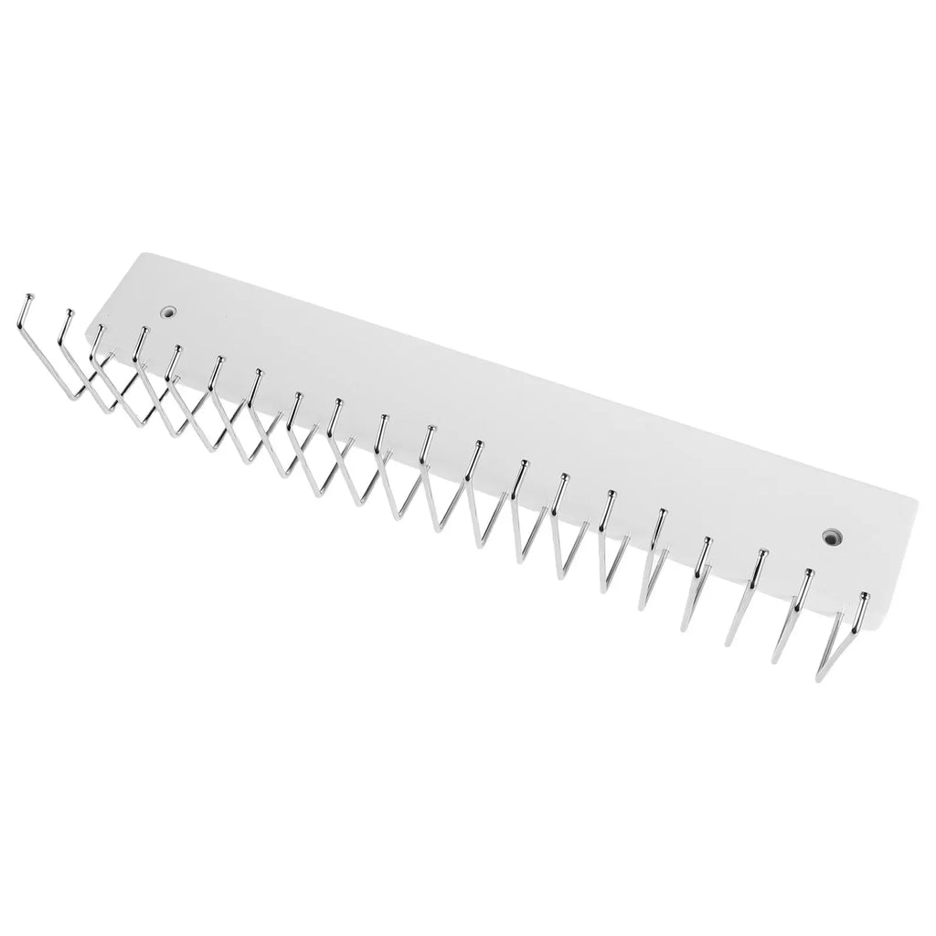 Premium Rotating Tie Belt Organizer Wall Mounted Rack Scarves Accessories Space Saving Hanger Closet Entryway Heavy Duty Qme Default Title