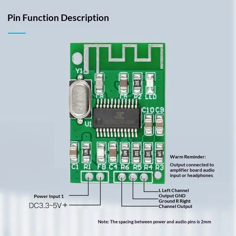 Bluetooth 5 4 Receiver Module 2 0 Dual Channel Superior Stereo Qme