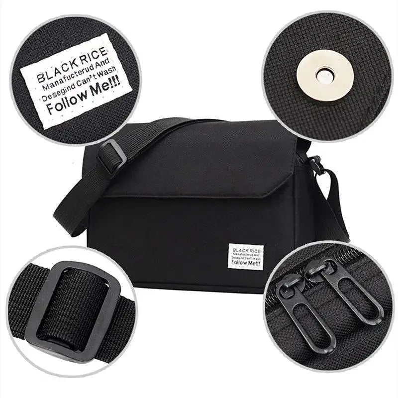 Men's Small Bag Shoulder Trendy Diagonal Backpack Chest Lightweight Qme