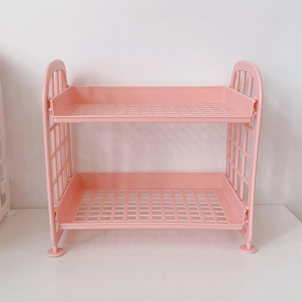 High Appearance Horizontal Desktop Storage Shelf Simple Multi-storey Dormitory Storage Shelf Computer Office Available Qme 776172151195