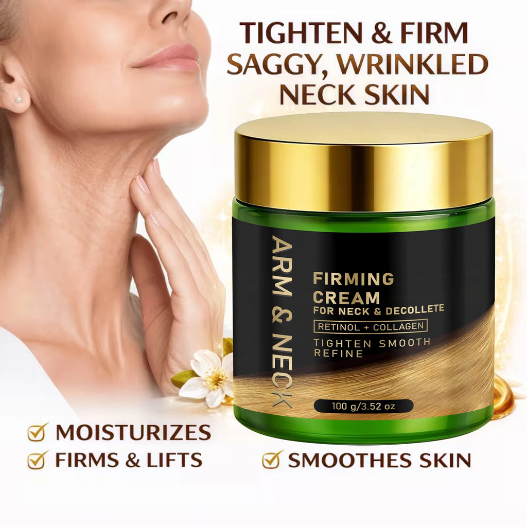 Bee Venom Retinol Collagen Firming Cream, Hydrating Tightening Treatment for Neck & Decollete Qme