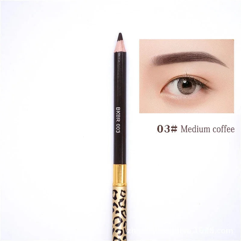 Eyebrow Pencil Cosmetics Makeup Tint Natural Long Lasting Paint Tattoo Eye Brow Waterproof Black Brown Eye Shadows Beauty Tool Qme 03 Medium Coffee