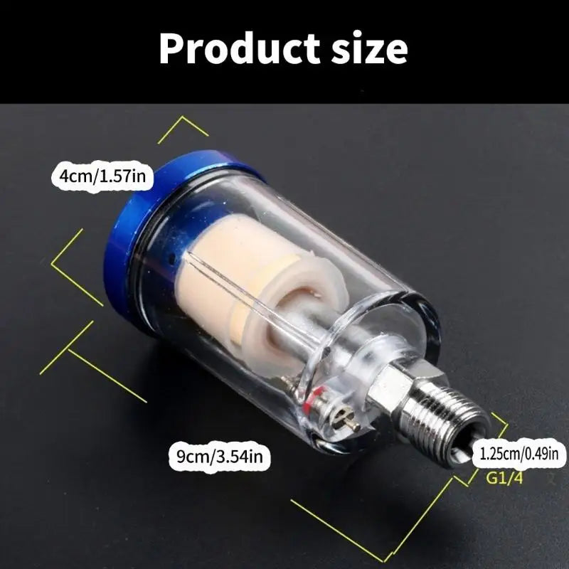 Sprays Guns Air Regulator Gauges In-line Oil Water Trap Filter Qme