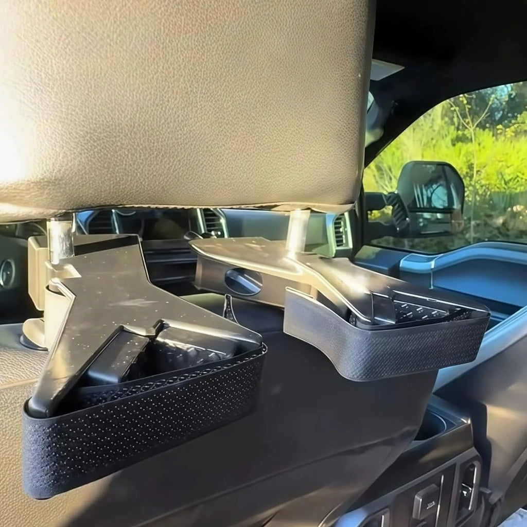 Universal Vehicle Rifle Holder Adjustable Seat Back Gun Organizer Easy To Install for Trucks Cars SUVs Hunting Rifles Shotguns Qme