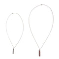 2Pcs Aromatherapy Necklaces Aromatherapy Necklaces Stainless Steel Stress Relief Essential Oil Diffuser Necklace for Men Women Qme Default Title