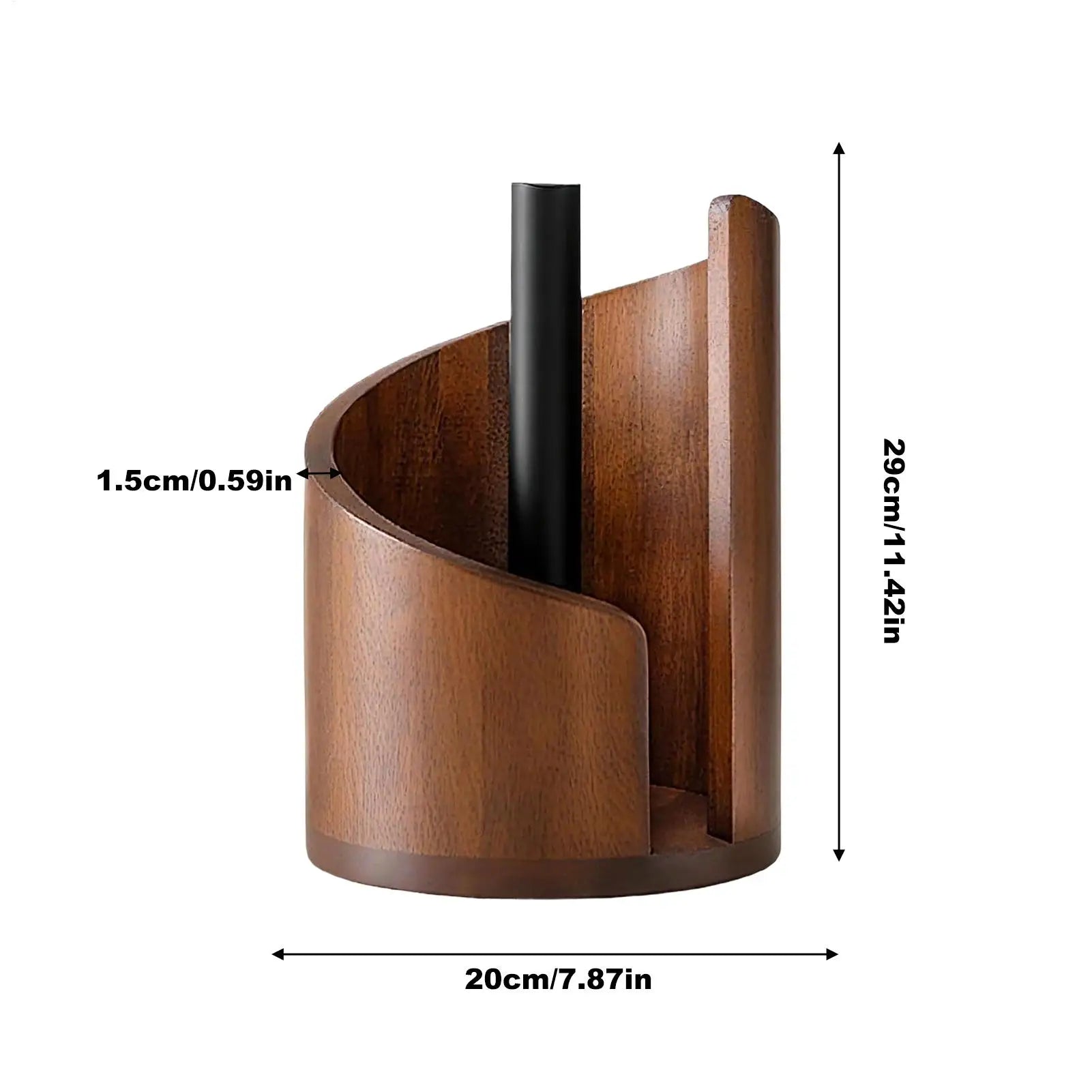 Paper Towel Holder Napkin Dispenser Stand Paper Towel Holder for Kitchen Roll Organize for Bathroom Dining Table Cabinet Qme