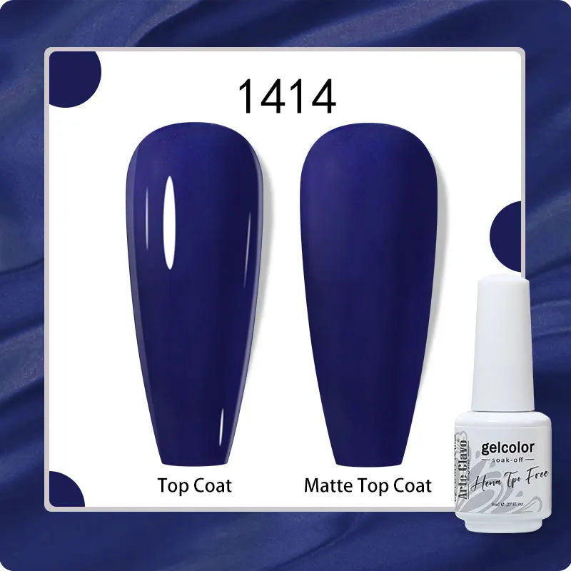 Arte Clavo HEMA TPO White Bottle 180 Colors Series Semi-permanent Gel Qme 1414