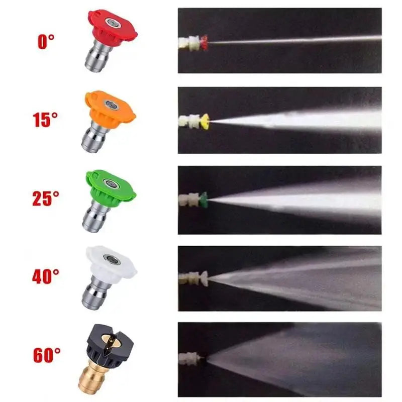 5 1 Quick Connect Garden Pressure Washer Spray Nozzle 0 65 Degree Qme