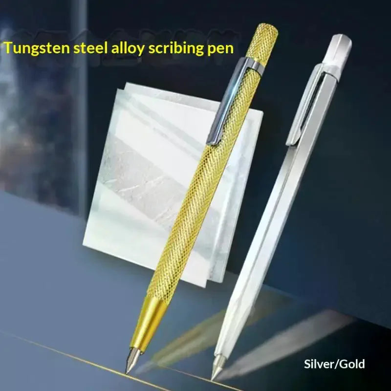 1Pcs Tungsten Steel Alloy Tip Carbide Marker Engraving Pen For Glass Ceramic Metal Wood Engraving Hand Tools Scribing Pen Qme