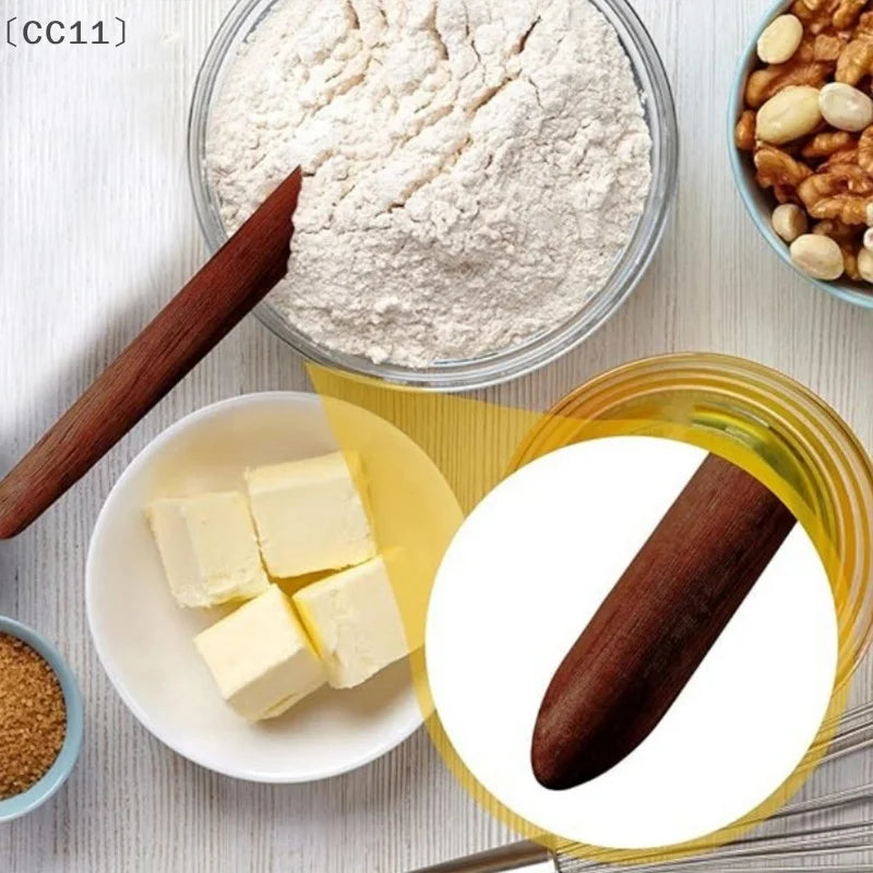 CC1111 Inch Wooden Sourdough Bread Mixing Stir Stick Spurtle Making Qme