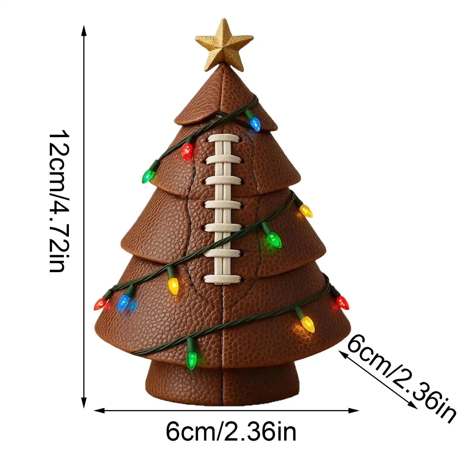 Christmas Tree Sculpture Lighted Scene Props Party Decoration Qme
