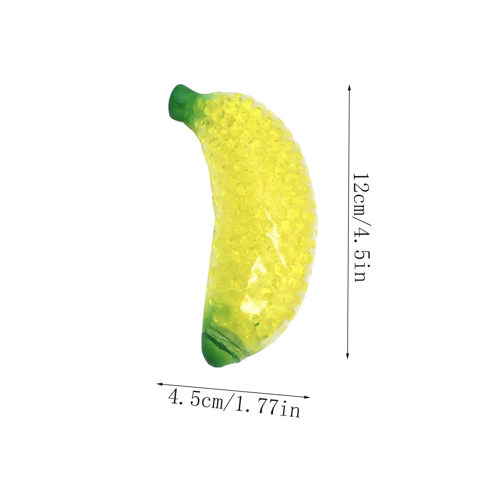 Simulated Banana Pineapple Squeezable Toy Stretchable Fruit Stress Relief Balls Party Holiday Tray DIY Decorations Creative Gift Qme