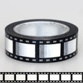 10M*15mm Tape Camera Roll Print Scrapbook DIY Sticker Decoration Japanese Tape Paper Black White Edges Two Styles 10m Qme Default Title
