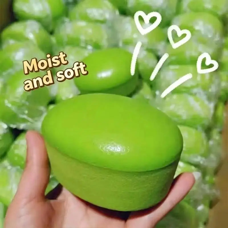 Simulated Cheesecake Soft Squeeze Fidget Toy Slow Rising Elastic Qme A2