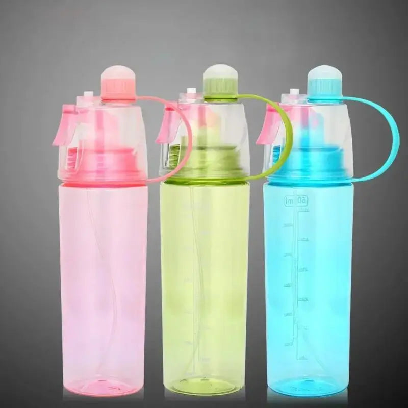 Portable Sports Spray Water Bottle Leakproof Shockproof Drinking Cup Qme