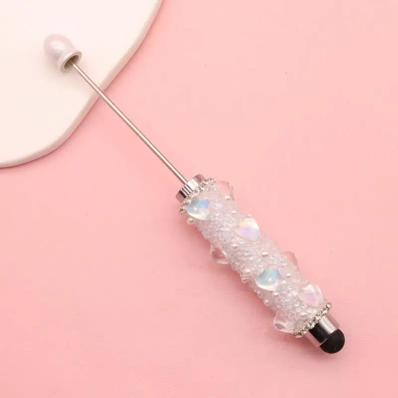 Creative Bead Ballpoint Pen Capacitive Touch Writing Multifunctional Qme A2
