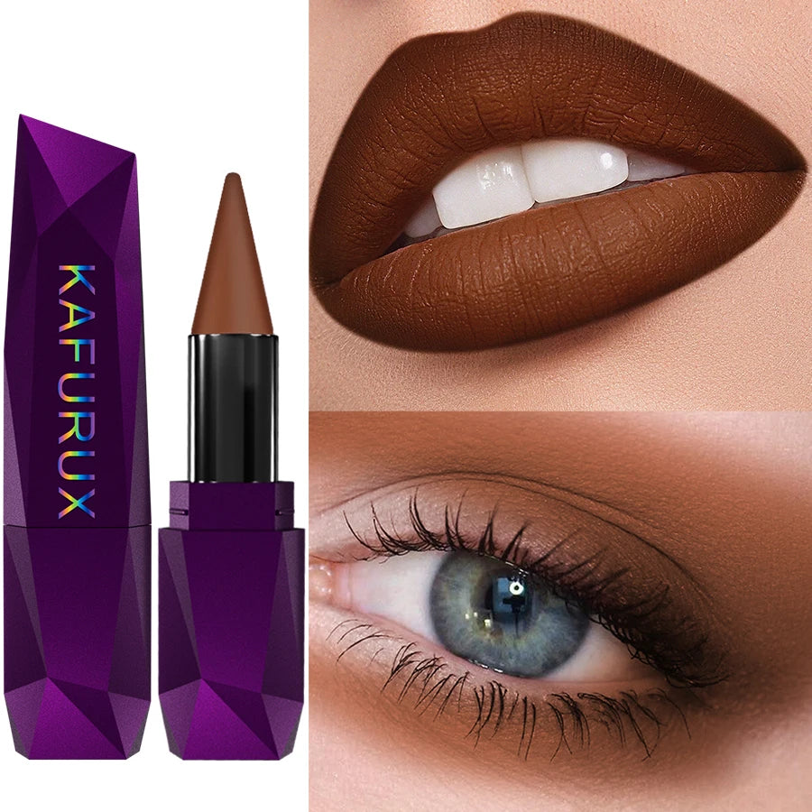 Lipstick Waterproof Sexy Red Matte Contour Tint Lasting Non-cup Qme 204