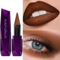 Lipstick Waterproof Sexy Red Matte Contour Tint Lasting Non-cup Qme 204
