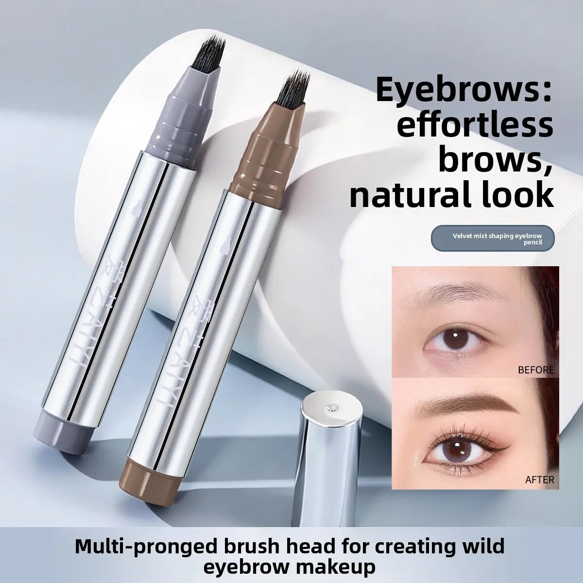 AIYI Multi-pronged Tattoo Brow Pen Waterproof Natural Long Lasting Qme