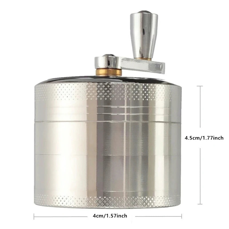 Multifunctional Coffee Nut And Hard Spice Grinder For Nutmeg Ginger Rock Salt And Peppercorn Hand Tools Crushers Kitchen Tools Qme silvery