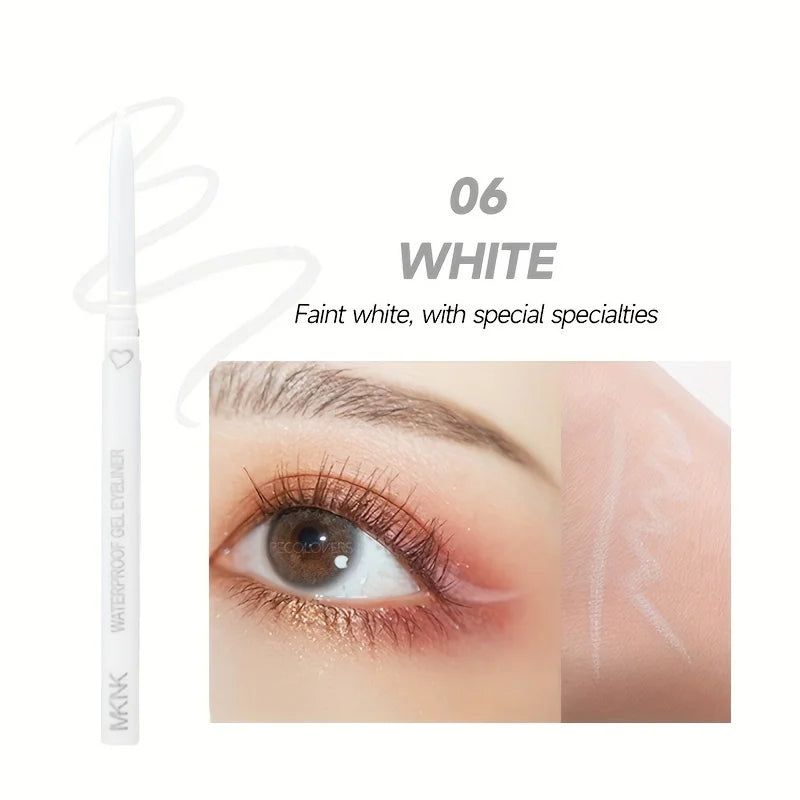 Makeup Long-lasting Eyeliner Pencil Waterproof High Pigment Eyeshadow Eye Liner Pen Women Fashion Color Makeup Tools Qme 06