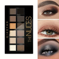 Professional 12 Colors Eyeshadow Palette Natural Shimmer Matte Nudes Cosmetic Eye Makeup Plate for Makeup Artists Qme 01