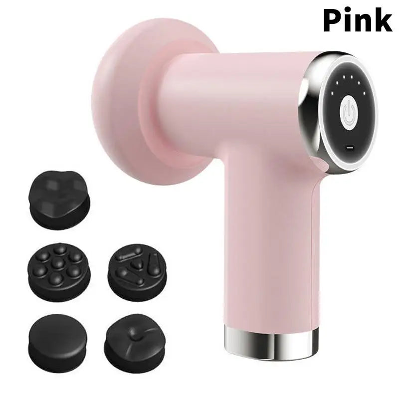 Handheld Body Shaping Vibration Massager Muscle Relaxation At Home Go Qme Pink
