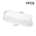 CC11Dishwasher Tableware Cleaning Box Chopstick Cage Plastic Qme Rectangle Clear