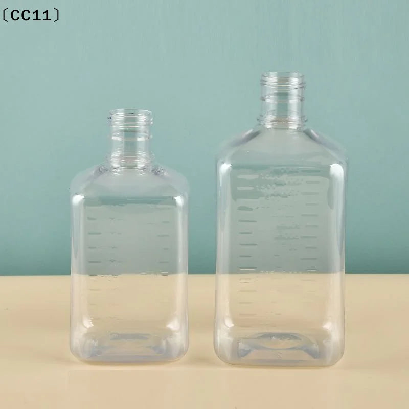 Syrup Dispenser Coffee Bar Plastic Empty Bottles Bottle Lid Kitchen Qme