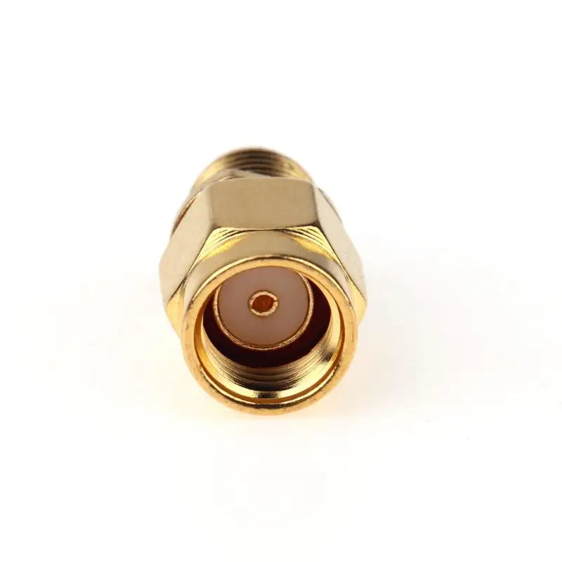 10 Pieces RF SMA Connector RP SMA Female to SMA Male Plug Connectors Adapter Gold Plated Straight Coaxial RF Adapters Qme