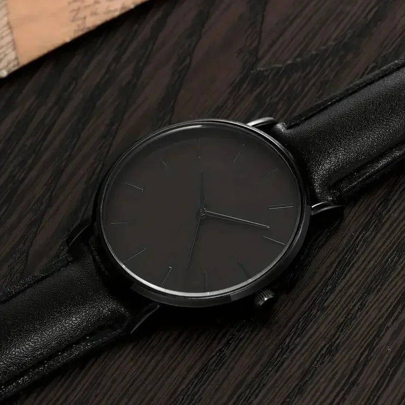 3 pçs conjunto de moda dos homens relógios esportivos homem negócios quartzo relógio de pulso luxo pulseira do masculino Qme