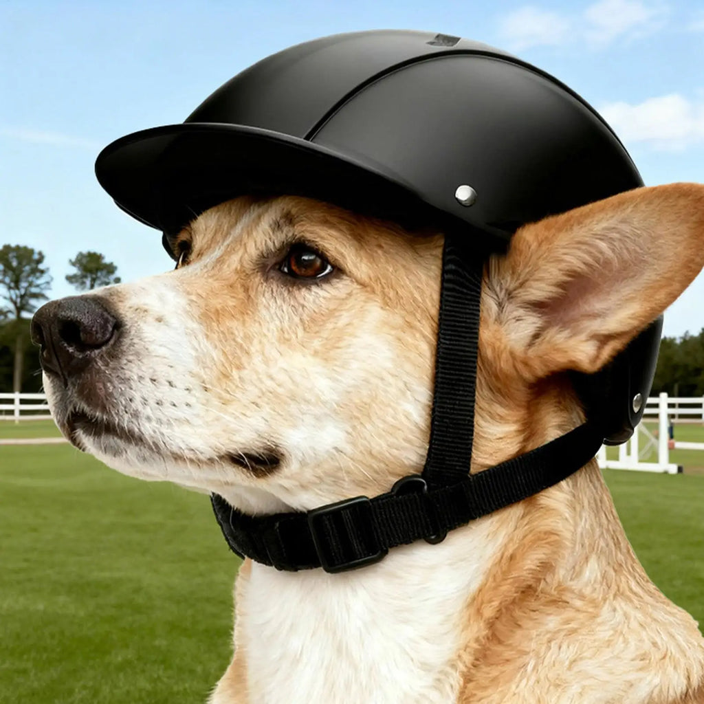 Dog Helmets Shock Absorbing Headgear With Adjustable Strap Stylish Dog Headgear For Outdoor Holiday Party Costume Photograph Qme