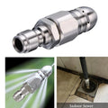 1pc Sewer Jetter Nozzle 5000PSI Sewer Jetter Pressure Drain Jetter Hose Nozzle 1/4 Pressure Washer Jetter Nozzle Qme Default Title