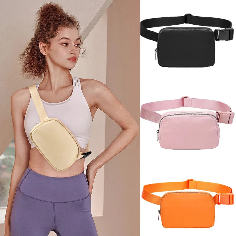 Waist Bag Running Sports Phone Holder Multifunctional Chest Qme