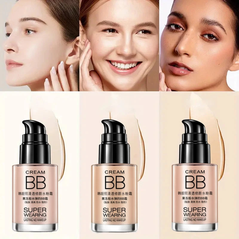 BB Foundation Cream Moisturizing Isolating Waterproof Sweat Proof Qme
