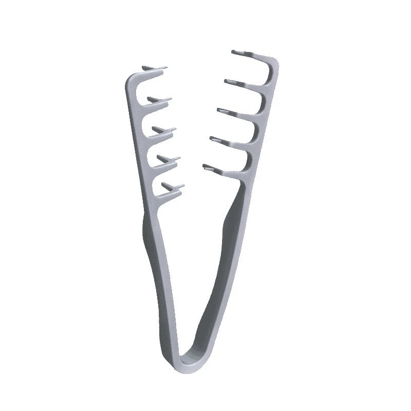 Wide-tooth Hair Styling Comb Seam Bangs Combs Root Fluffy Qme Gray