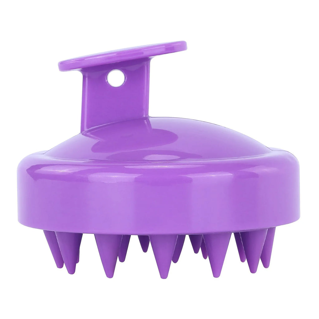 Shampoo Brush Scalp Massage Brush Shampoo Comb Massager Smooth Hair Comb Black Purple Massage Comb Caring For Hair Qme Purple